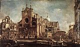 Campo Santi Giovanni e Paolo by Francesco Guardi